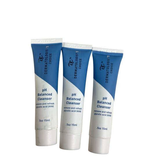 Dermatologist's Choice pH Balanced Cleanser .5oz 15ml Remove & Refresh Set of 3 - Picture 1 of 4